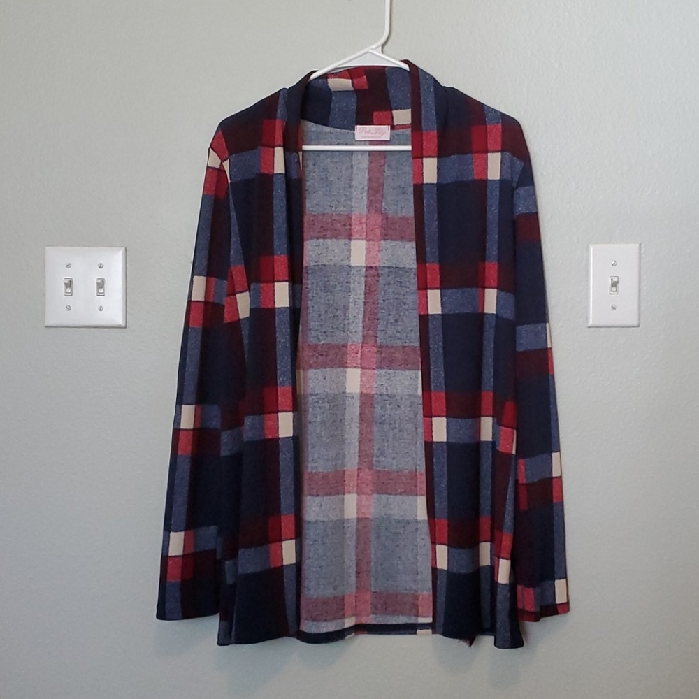 Pink Lily Red/white/blue sweater